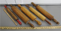 Lot of vintage rolling pins