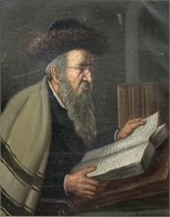 Painting of Rabbi by Konstantine Szewczenko.