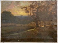 Sgd. L. Meynell Oil Painting, Landscape.