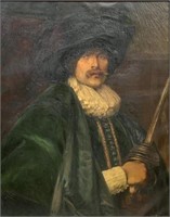 Painting of a Cavalier by Alex De Andreis.