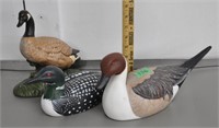 Duck, duck, goose ceramic  figurines