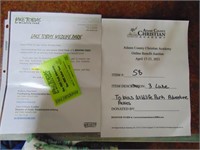 3 Lake Tobias Wildlife Park Passes