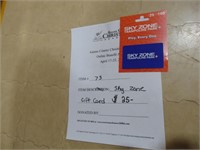 $25 Gift Card for SKy Zone