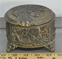 Antique 19th century trinket box - info