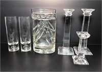 Glass Vases & Candle Stands