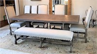 Refined Farm Style Dining Table