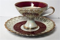 Royal Crown Porcelain Cup & Saucer