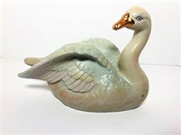 Ceramic Swan with Raised Texture