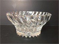 Crystal Bowl with Light Chips on Bottom