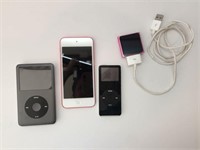 Four Apple iPods