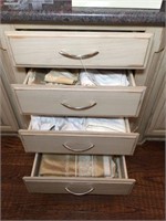 Table Linen in Four Drawers
