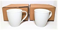 Godinger White Ceramic “Gatherings” Mug