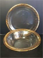 Glass Bowl & Platter