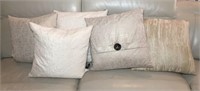 Four Feather Filled Accent Pillows