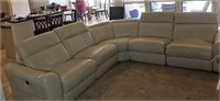 Five Piece Leather Sectional