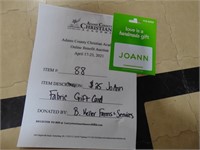 $25 Gift Card-Joann Fabrics