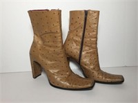 Charles David Ostrich Boots