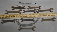 Vintage Ford, Kawasaki, manifold wrenches