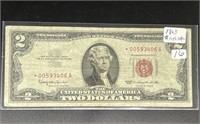 Series 1963 Red Seal $2 Star Replacement Note