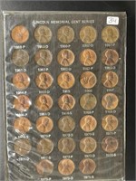 Lincoln Memorial Cent Set (1959-1973)  (33 coins)