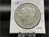 Morgan Silver Dollars:    1885