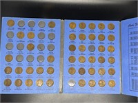 Book of Lincoln Cents (1909-1940)  (73 coins)