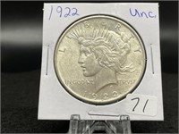 Peace Silver Dollars :   1922