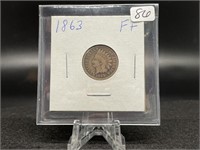 Indian Cents:   1863