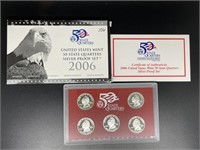 2006 Silver Quarters Proof Set  (Coins are Silver)