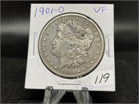 Morgan Silver Dollars:    1901-O
