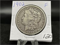 Morgan Silver Dollars:    1902