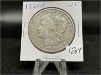 Morgan Silver Dollars:    1921-S