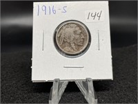 Buffalo Nickels:  1916-S