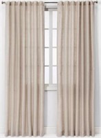 Linen Light Filtering Curtain Panel - Threshold