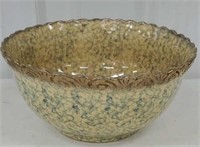 Very large spatterware original Roseville bowl