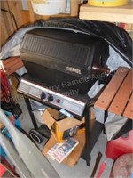 Thermo gas grill w/ tank & other