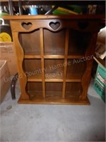 Wood display/knickknack shelf