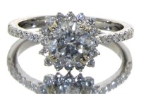 14kt Gold 1.62 ct Round Diamond Ring