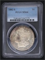 1882 San Fransisco MS64 Morgan Silver Dollar