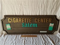 Winston Salem Cigarettes Plastic Sign 16 x 45"
