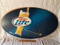 Miller Lite Metal Beer Sign