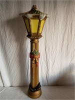 Vintage Christmas Lamp Post Blow Mold