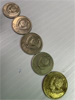 USSR Soviet Union Coinage