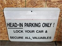 Howard Johnson Lock Your Car Metal Sign 18 x 24"