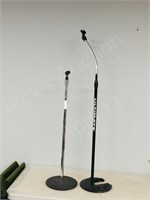 2- microphone stands