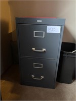 Grey filing cabinet