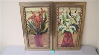 Matching art prints - Plants