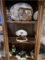 Contents of the china cabinet.