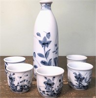 Vintage Porcelain Sake Set