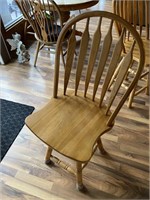 4 Wooden chair/stools